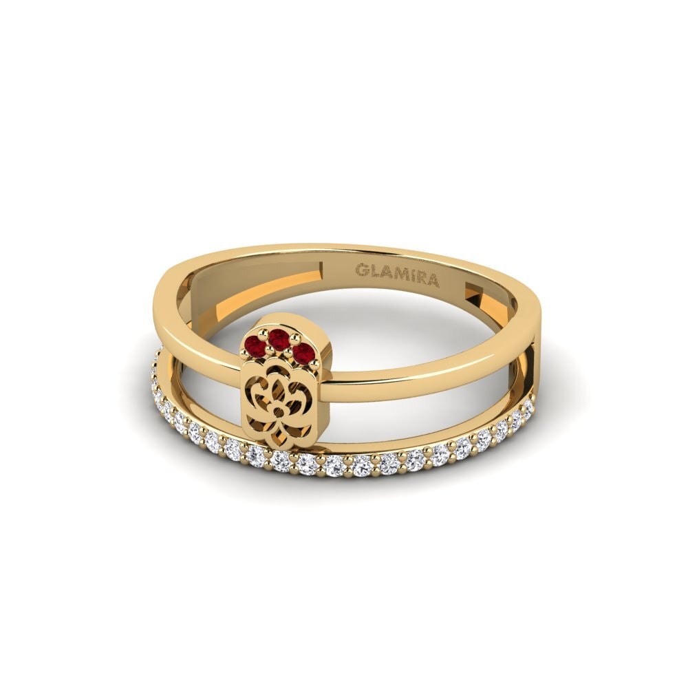 Circonita Roja Anillo Thabilego