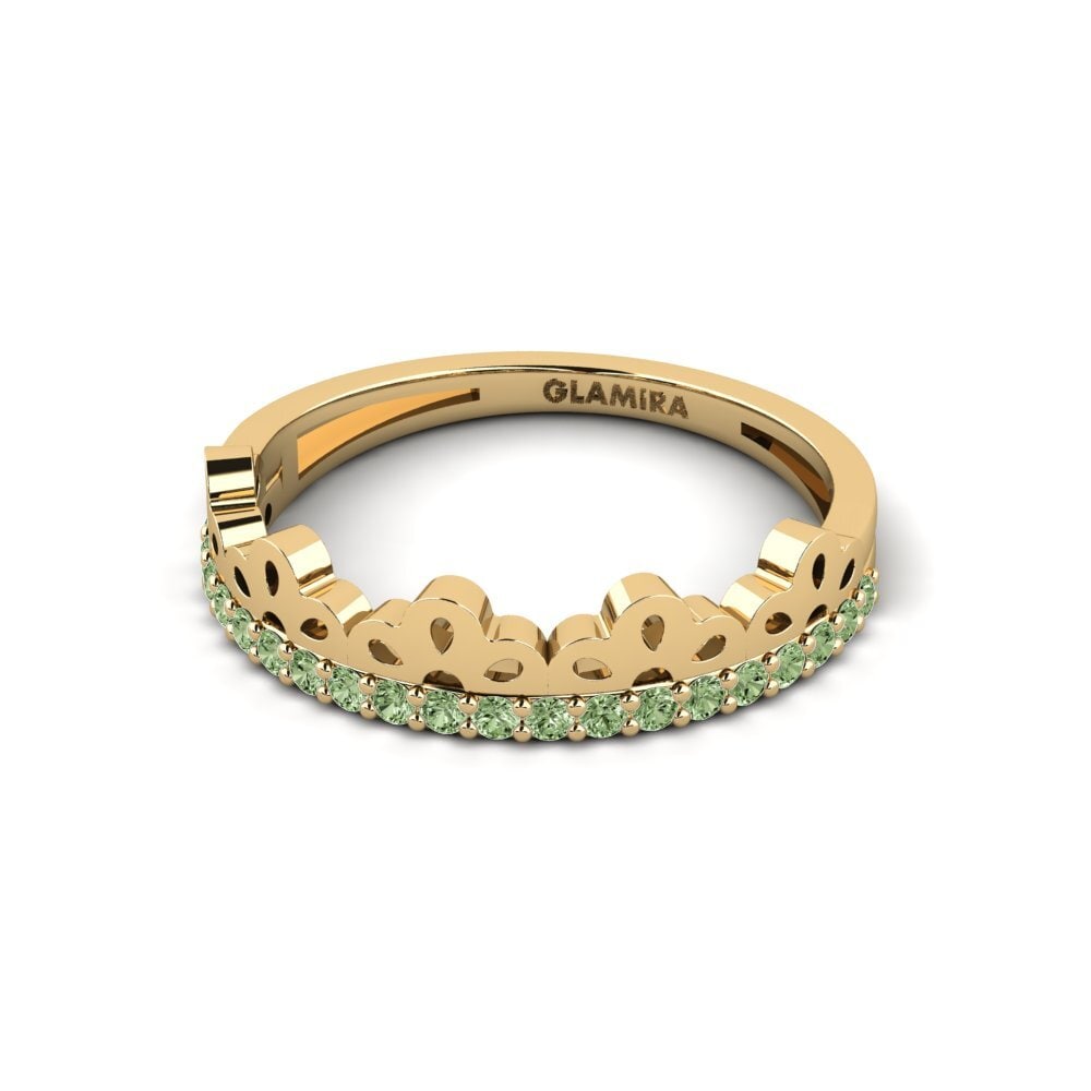 Diamante Verde Anel Thiwe