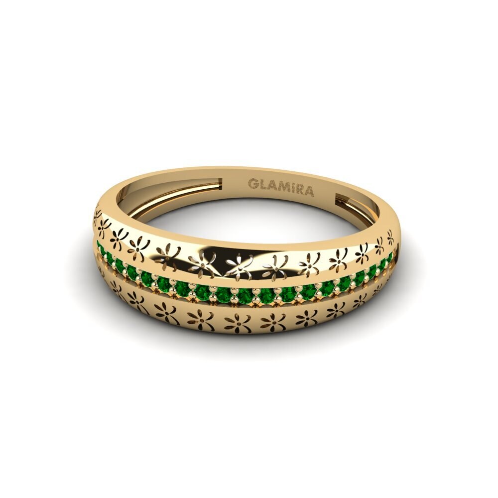 Circonita Verde Anillo Tsakeke