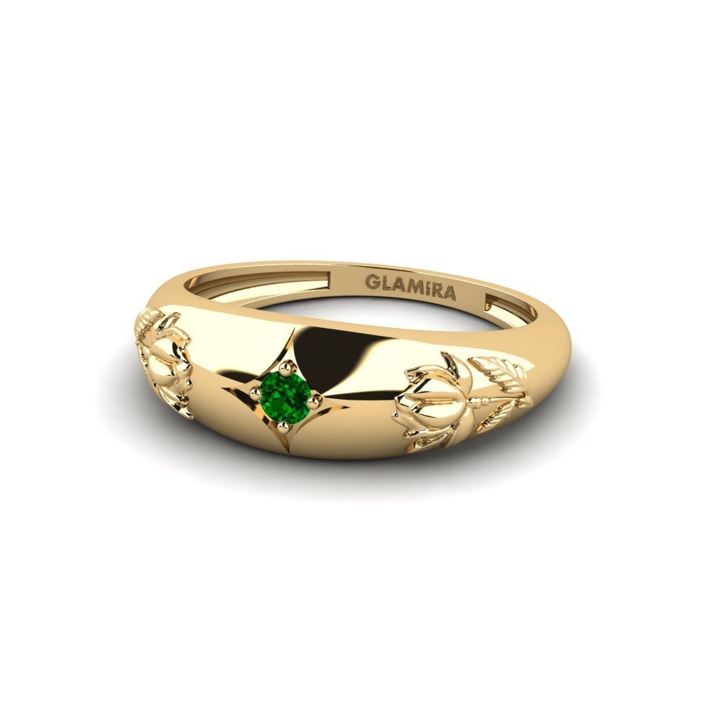 Circonita Verde Anillo Djupverkan