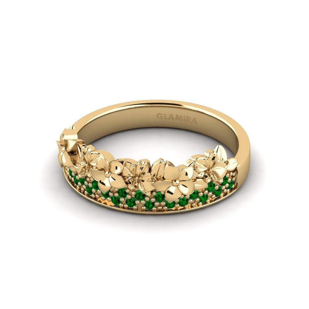 Circonita Verde Anillo Ellor