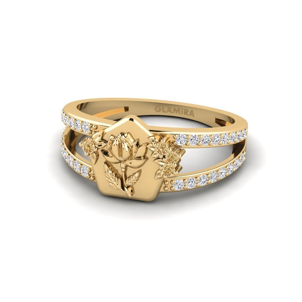 Brown Diamond Ring Escavado