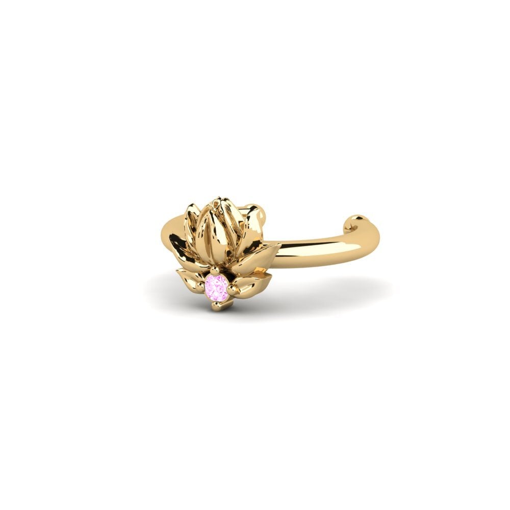 Safira Rosa Brincos Feminino Etterklang