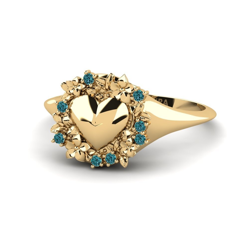 Diamante Azul Anillo Fitzroya