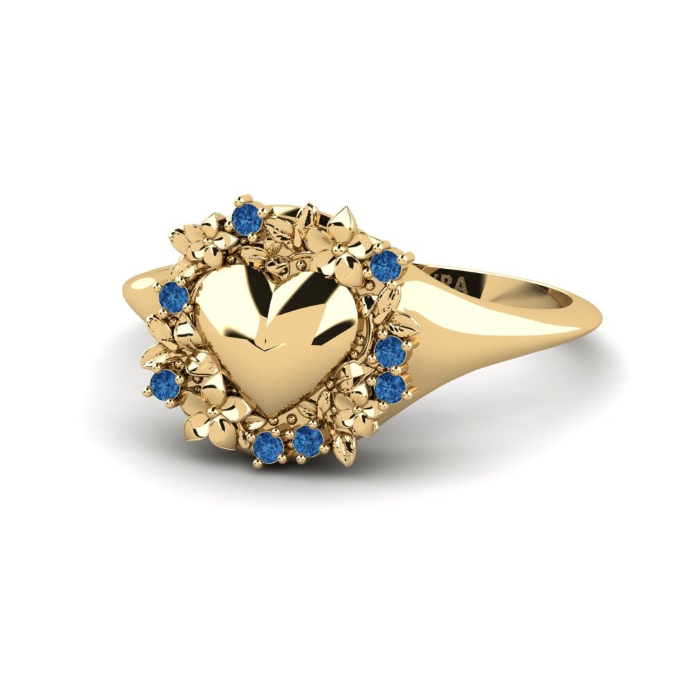 Dark Blue Zirconia Ring Fitzroya