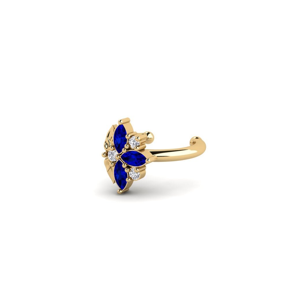 Sapphire Women's Earring Forankrad - B