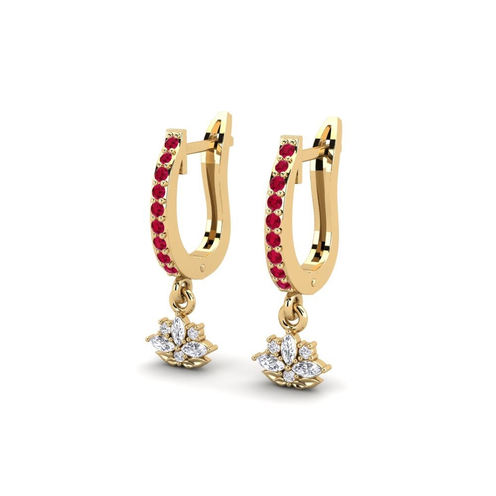 Ruby Women's Earring Herbaria