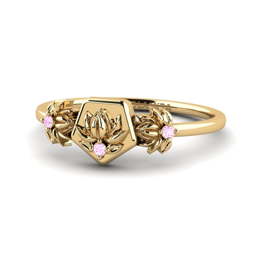 Pink Sapphire Ring Incisio