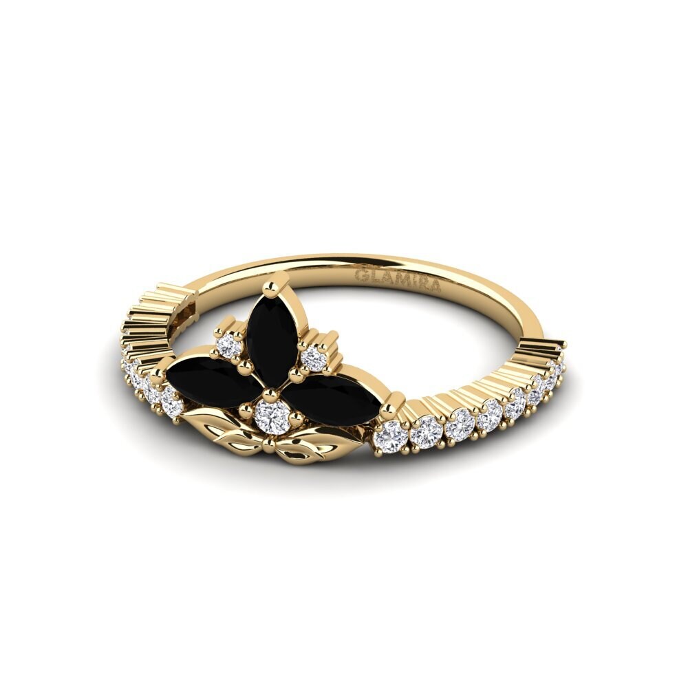 Black Diamond Ring Intaglio