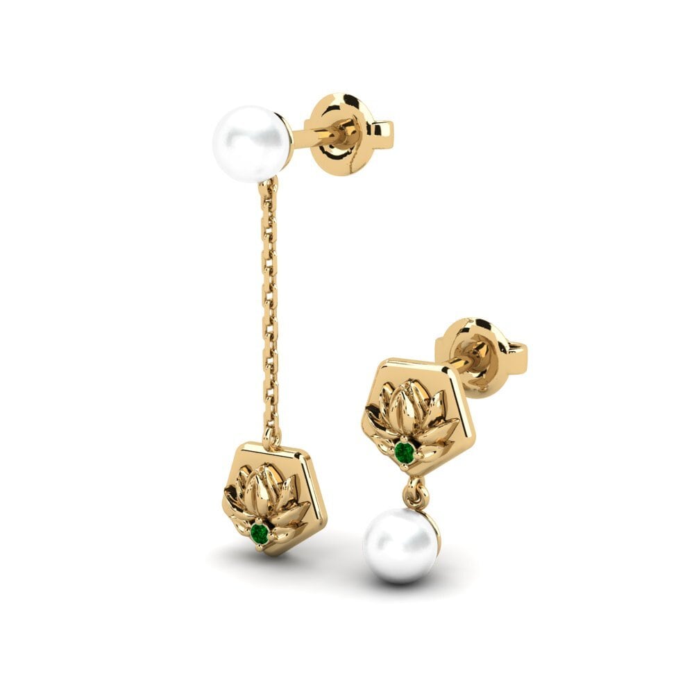 Zircônia Verde Brincos Feminino Lagmald