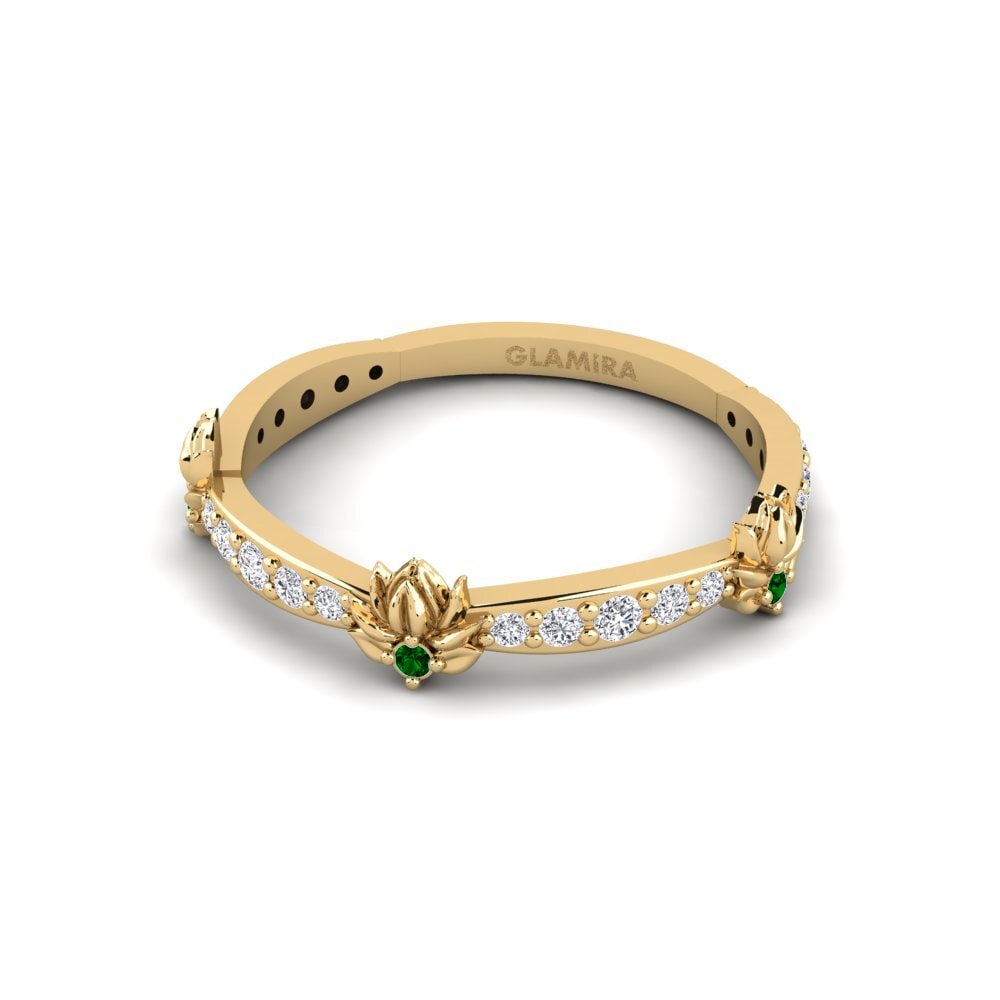 Circonita Verde Anillo Ljusning