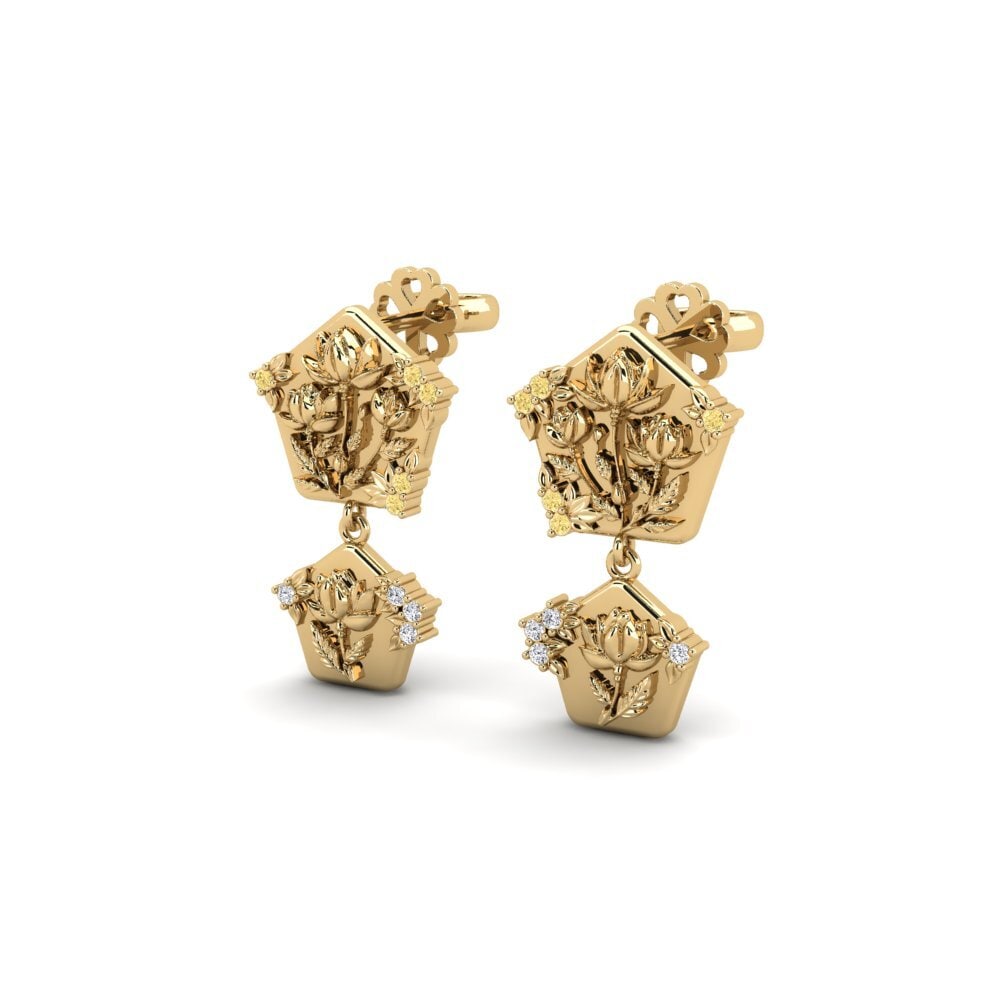 Yellow Diamond Women's Earring Quimera