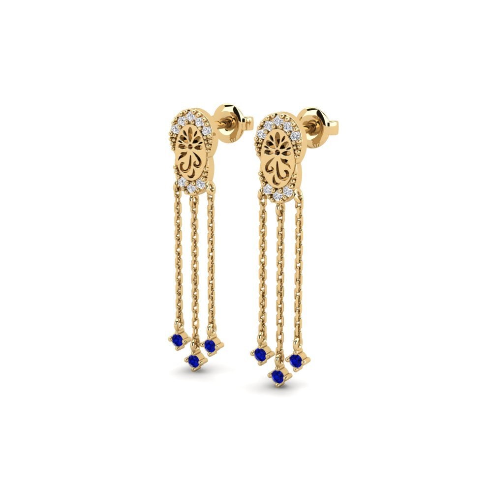 Sapphire Women's Earring Riang