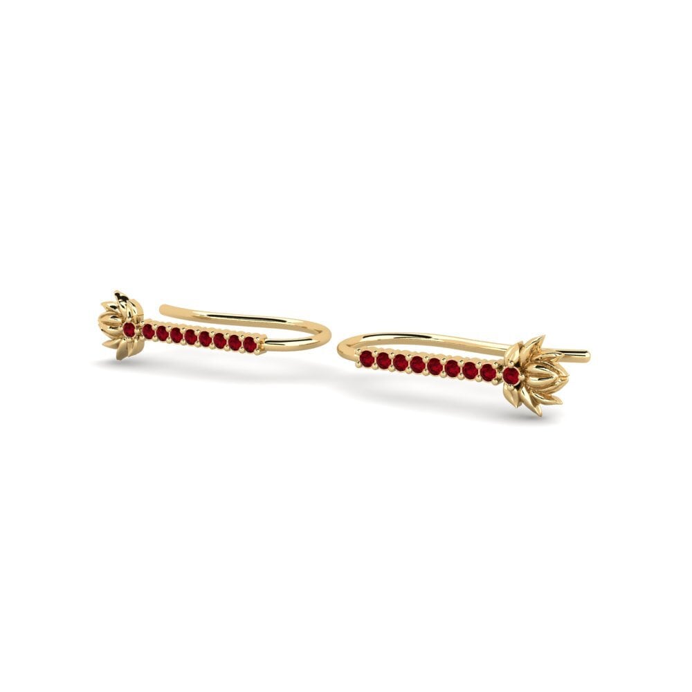 Red Zirconia Women's Earring Skum