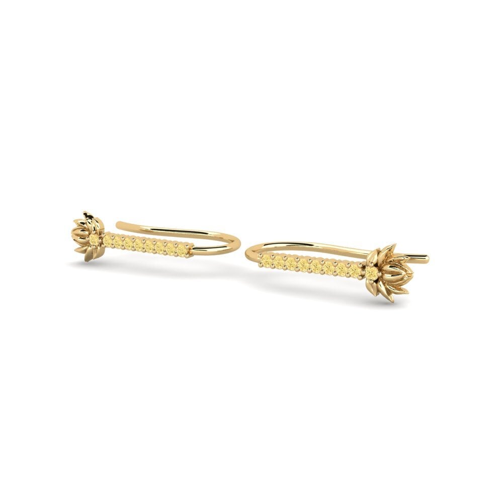 Yellow Diamond Women's Earring Skum