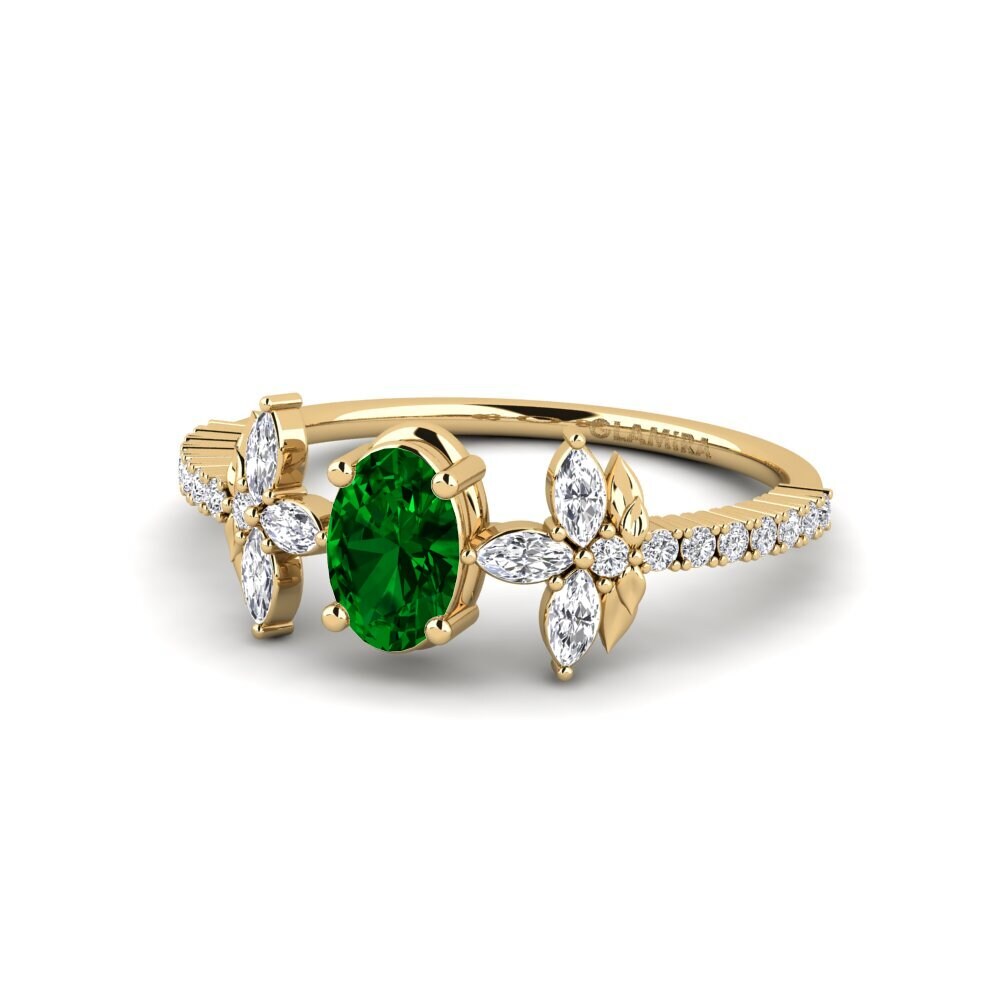 Circonita Verde Anillo Sosiego
