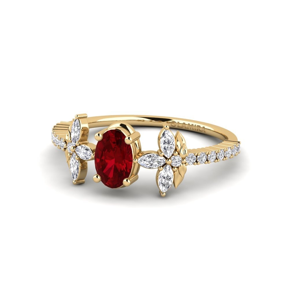 Circonita Roja Anillo Sosiego