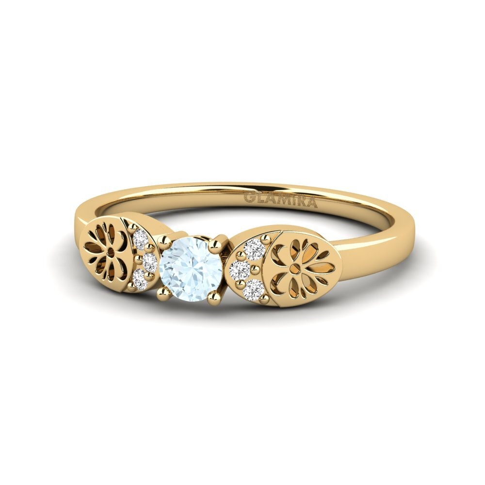 Aguamarina Anillo Vrolik