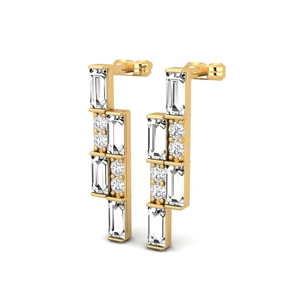 Đá Moissanite Bông tai nữ Lexussa