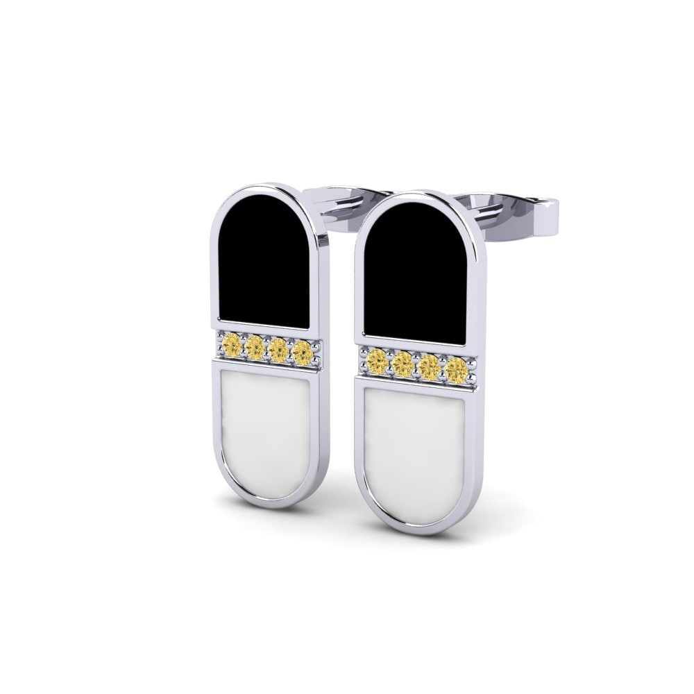 Yellow Diamond Women's Earring Pradeep