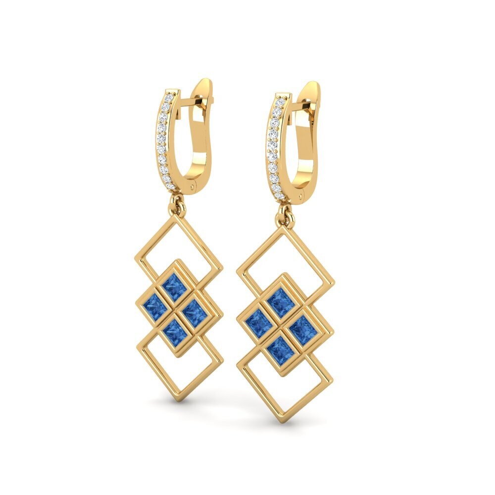 9ct Yellow Gold Women's Earring Reigle