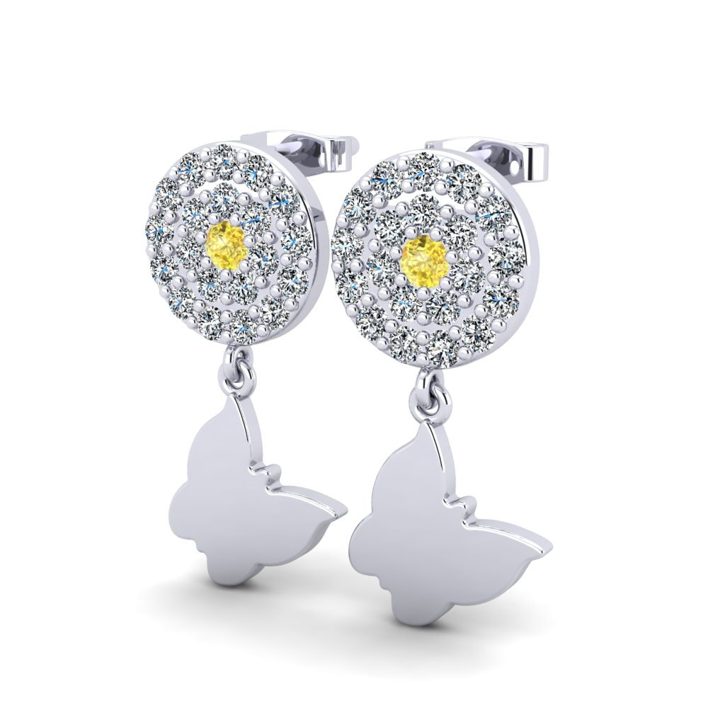 Yellow Sapphire Earring Canaletto