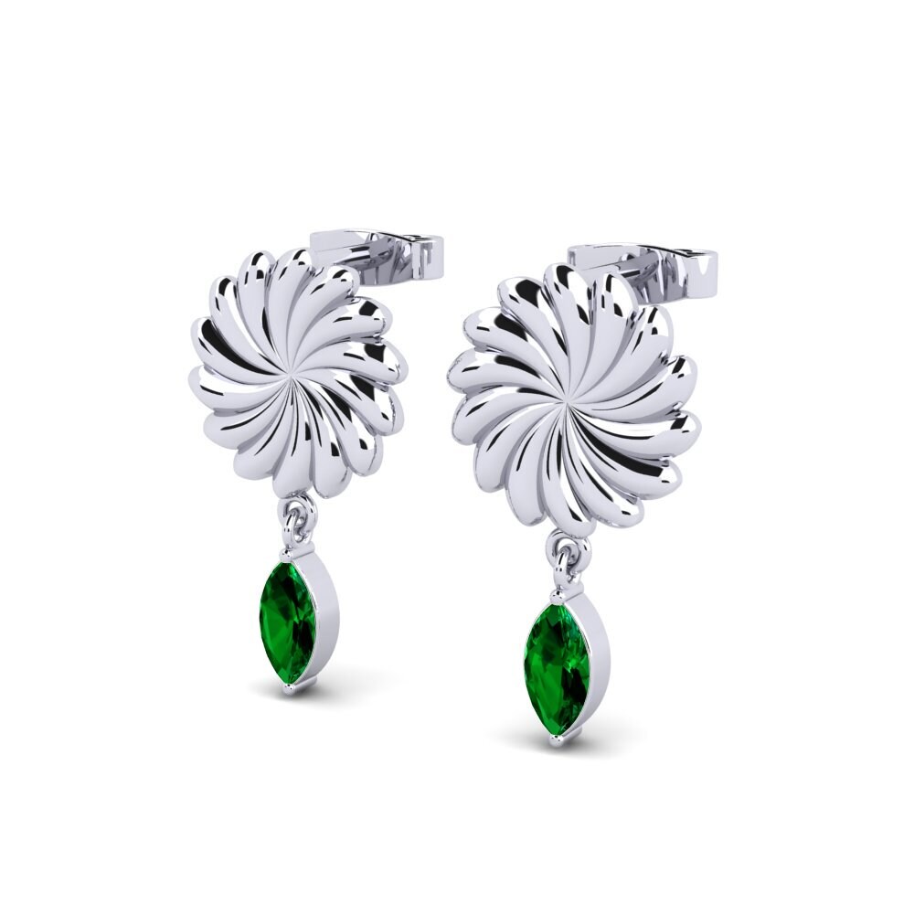 Marquesa Circonita Verde Pendiente de mujer Celly