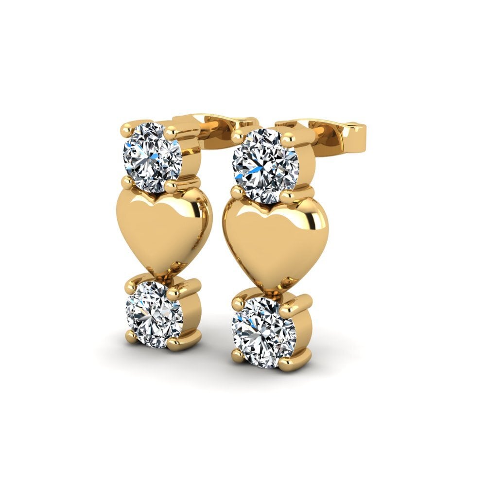 18ct Yellow Gold Women's Earring Fedele