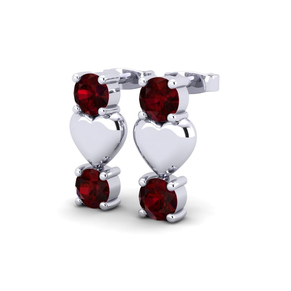 Garnet Women's Earring Fedele