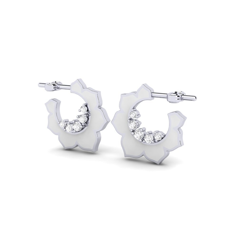 White sapphire Women's Earring Namrata
