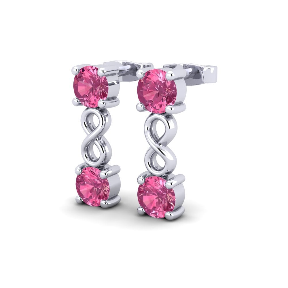Rosa Turmalin Damen ohrring Penrose