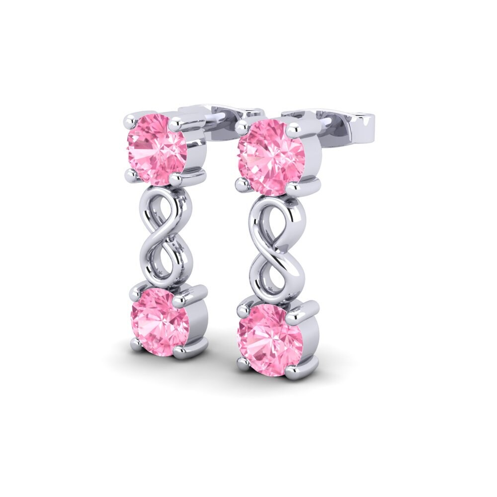 Pink Sapphire Women's Earring Penrose