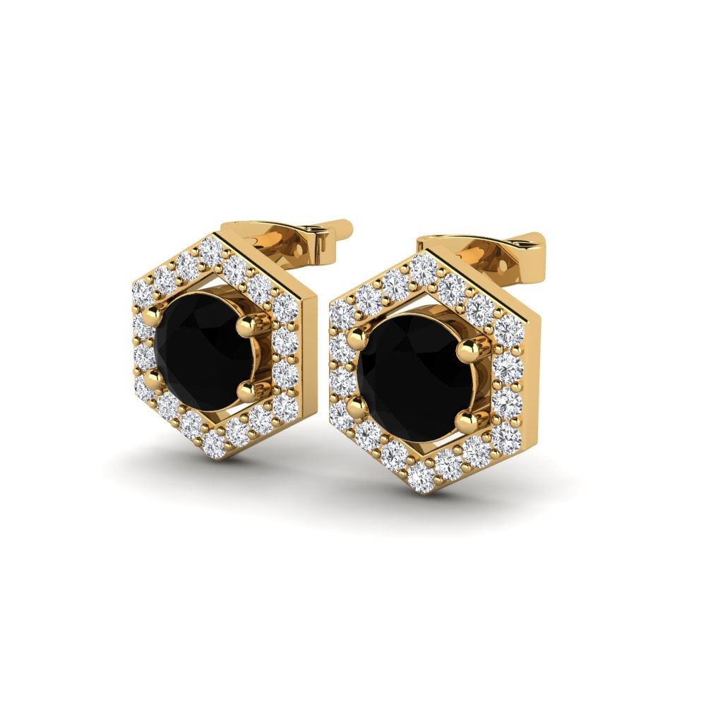 Black Diamond Women's Earring Stileva
