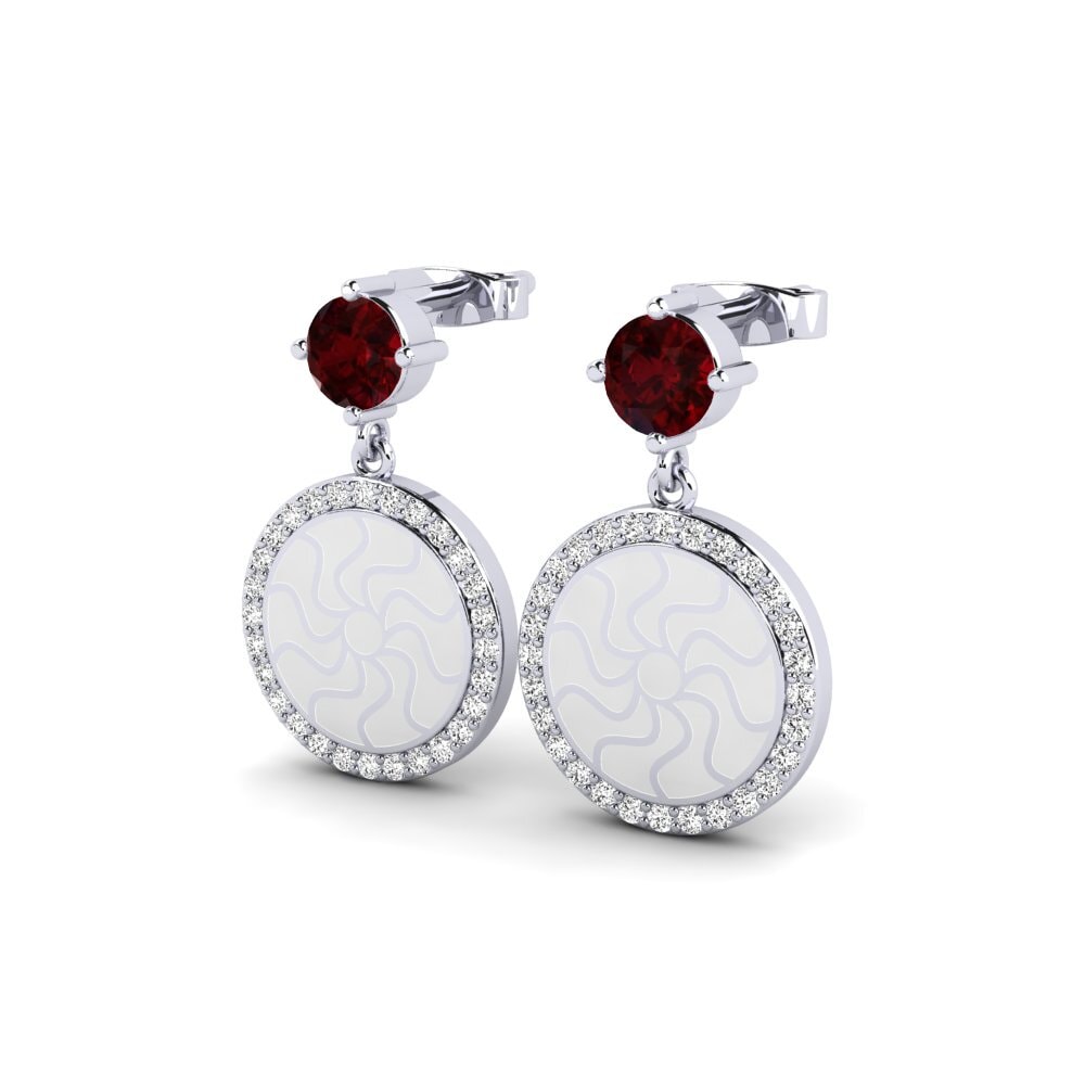 Granate Pendiente de mujer Taillow