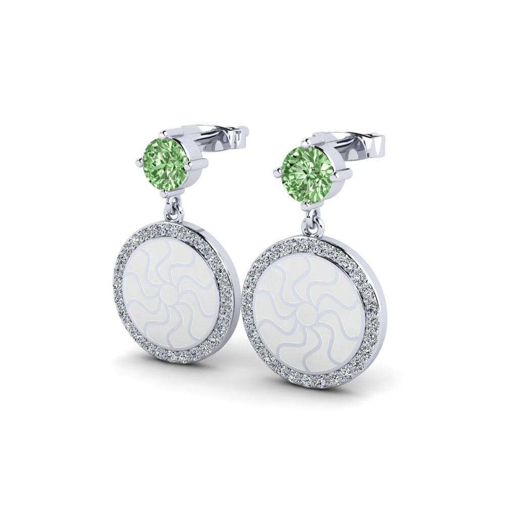 Diamante Verde Pendiente de mujer Taillow