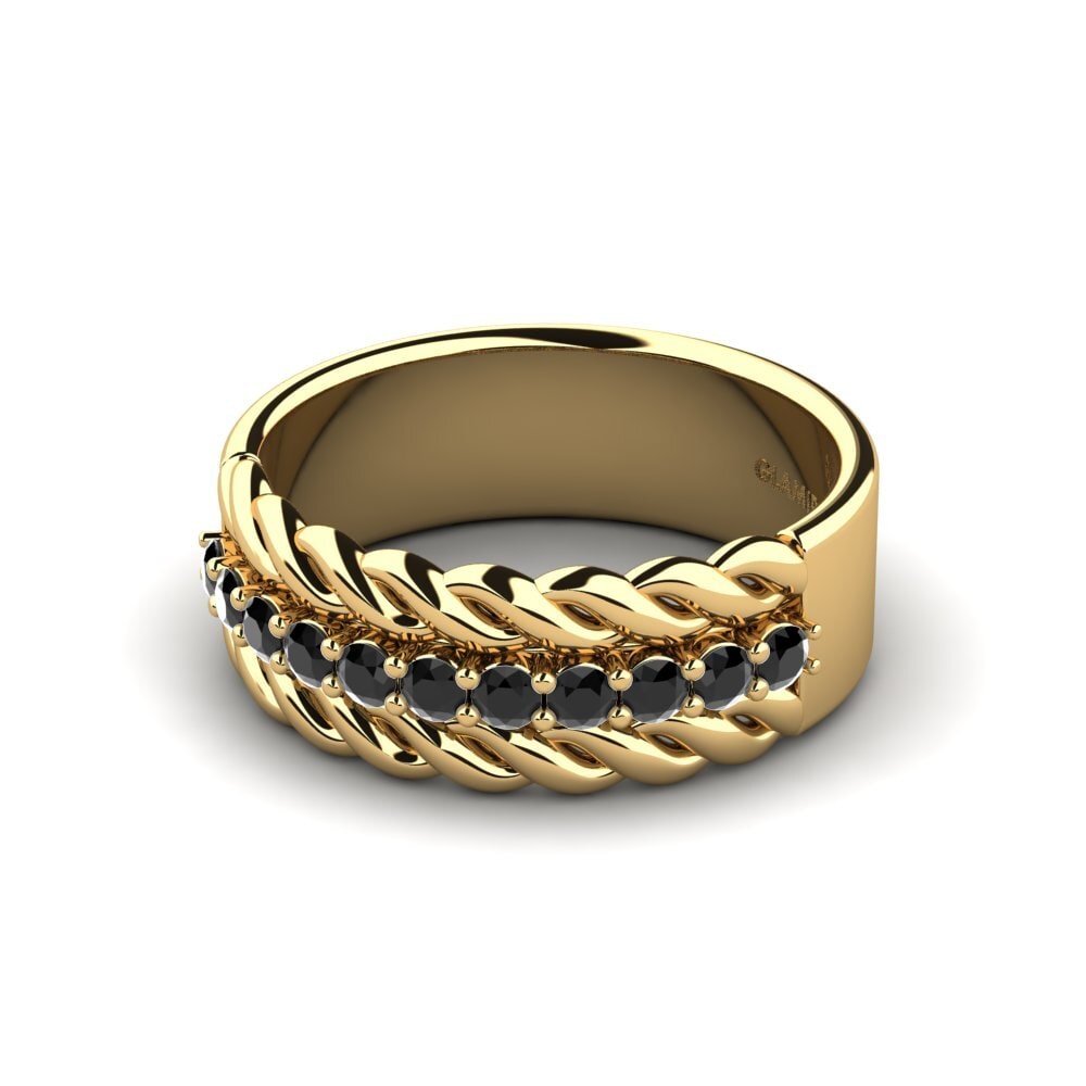 Schwarzer Diamant Ring Agnarr