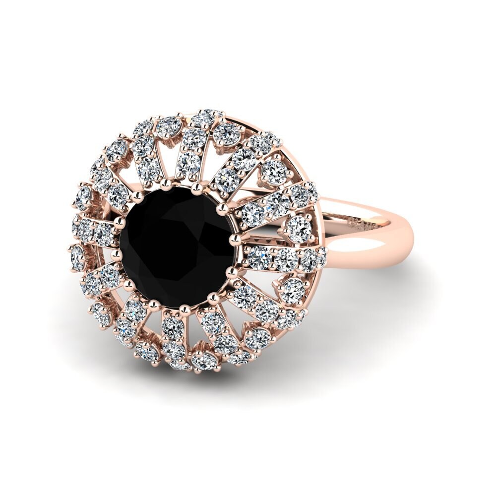 Black Diamond Engagement Ring Ballerini