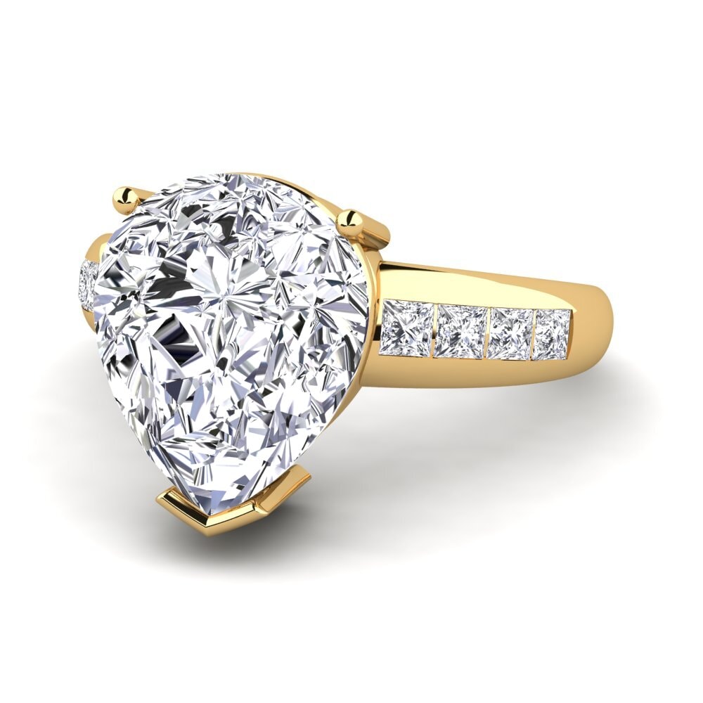 Diamante cultivado en laboratorio Anillo Barinda