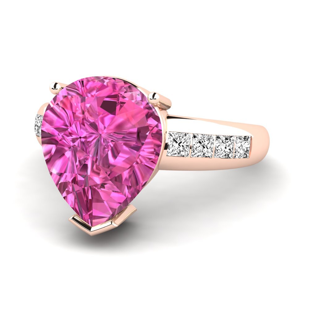 Pink Topaz Ring Barinda