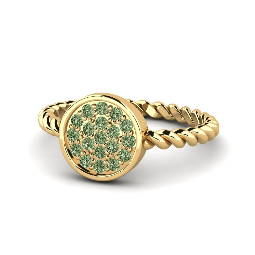 Green Diamond Ring Faler