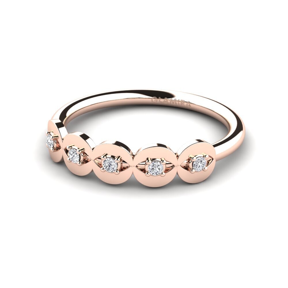 Diamante cultivado en laboratorio Anillo Gannaway
