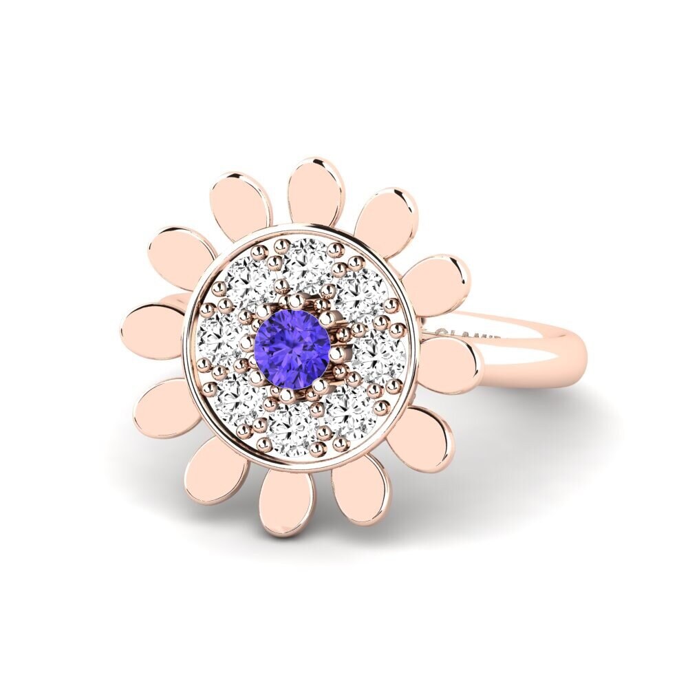 Tanzanita Anillo Kaashi