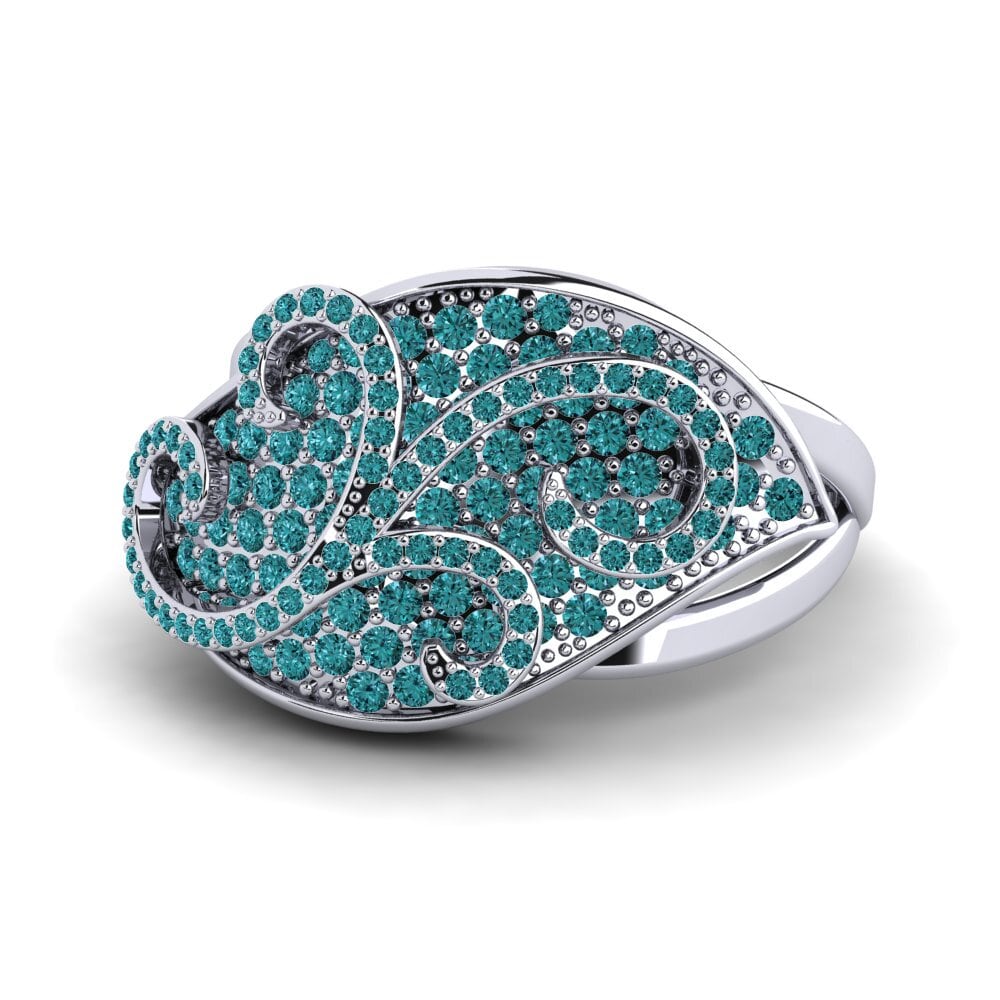 Diamante Azul Anillo Labbe