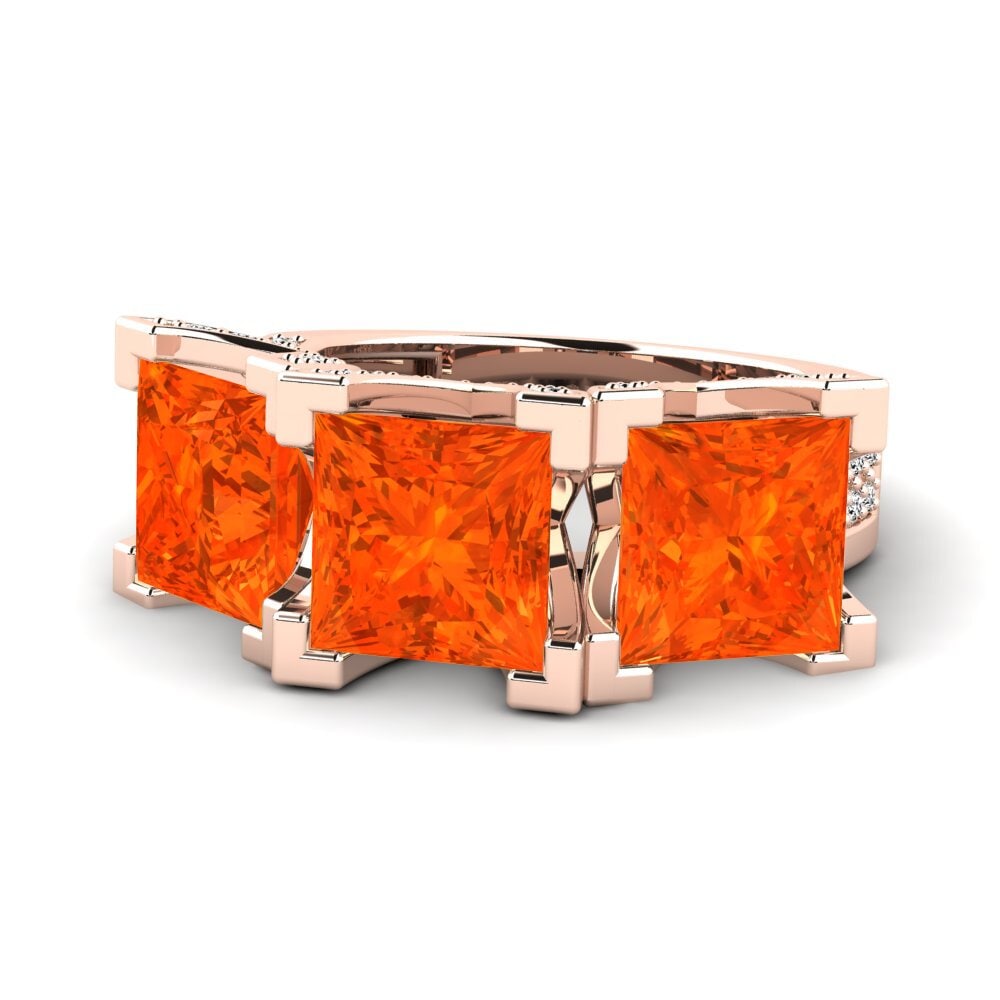 Fire-Opal Engagement Ring Rebel