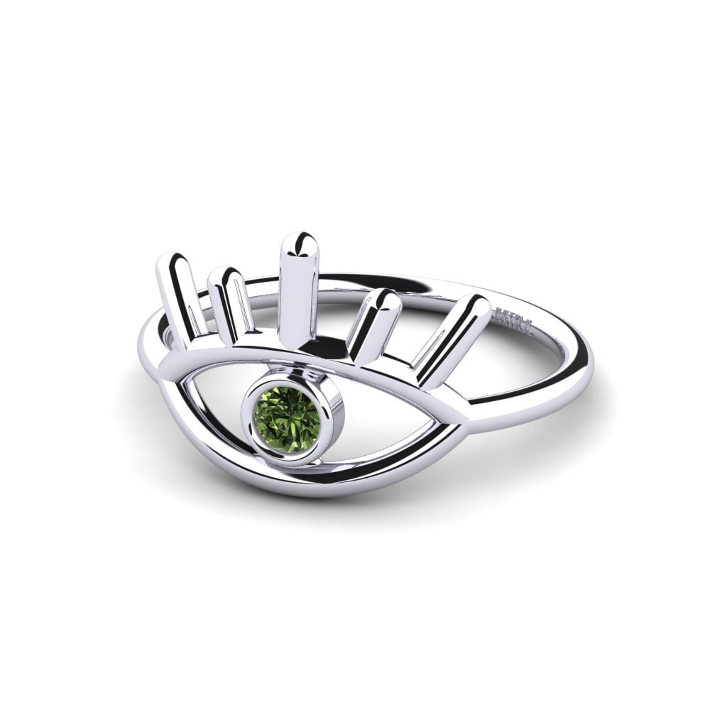Grüner Saphir Ring Schwanke