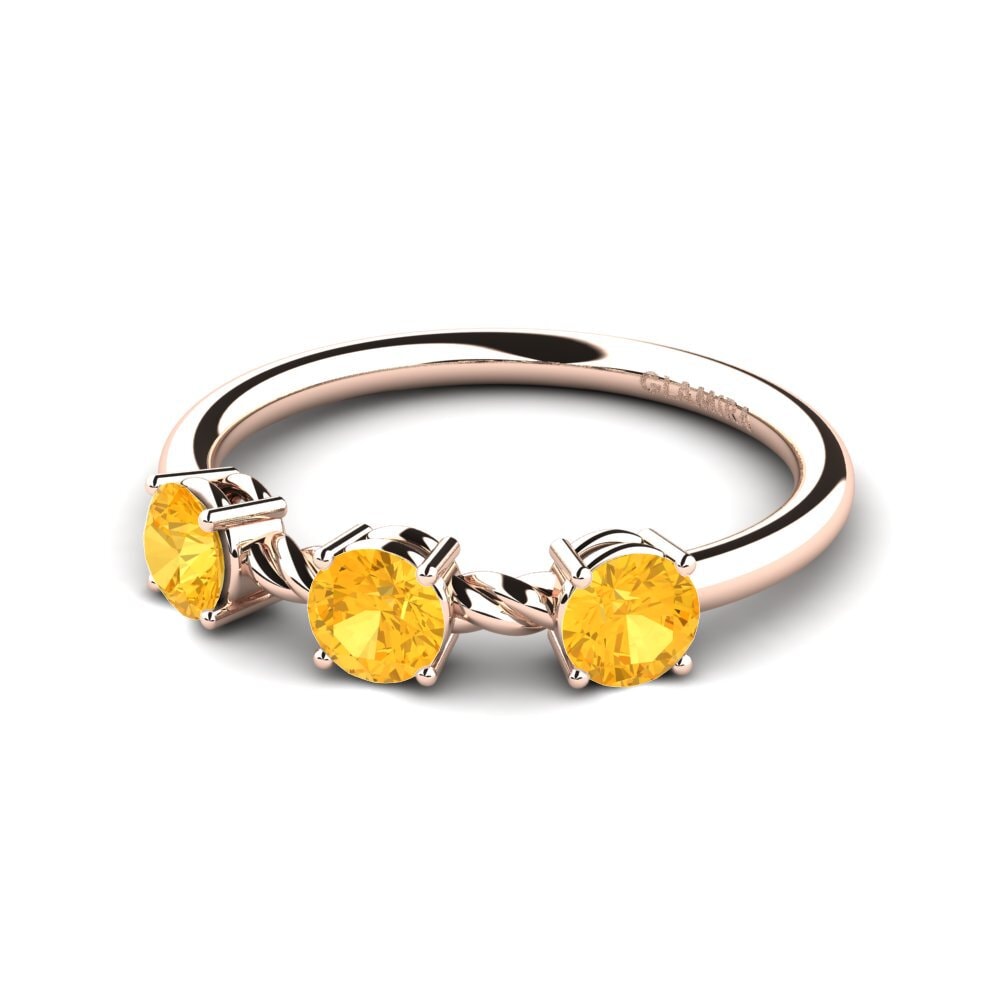 Citrine Engagement Ring Sheba