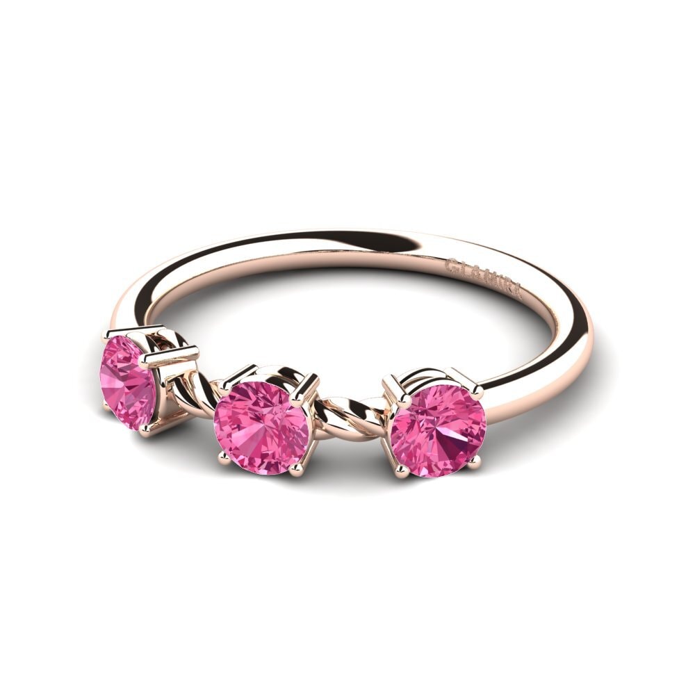 Pink Tourmaline Engagement Ring Sheba