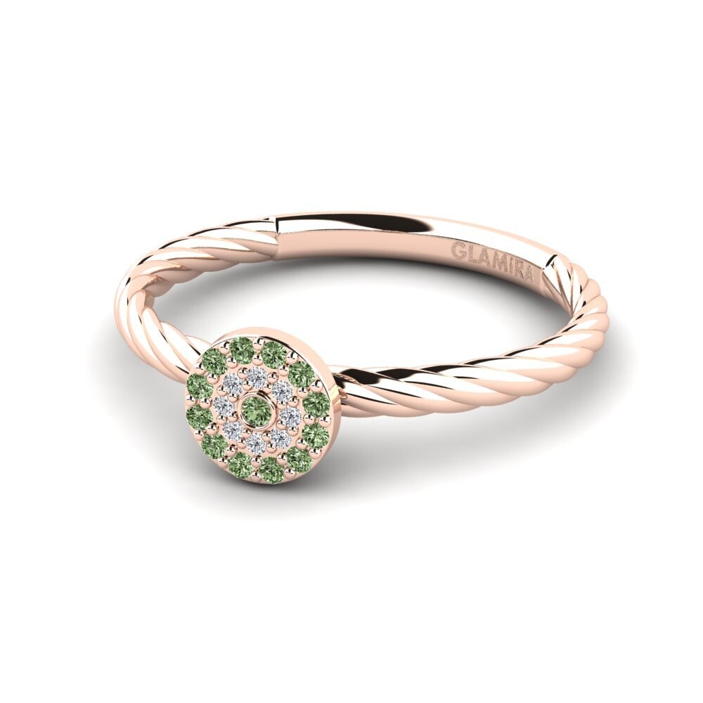 Green Diamond Ring Uberto