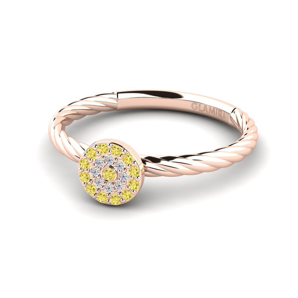 Yellow Sapphire Ring Uberto