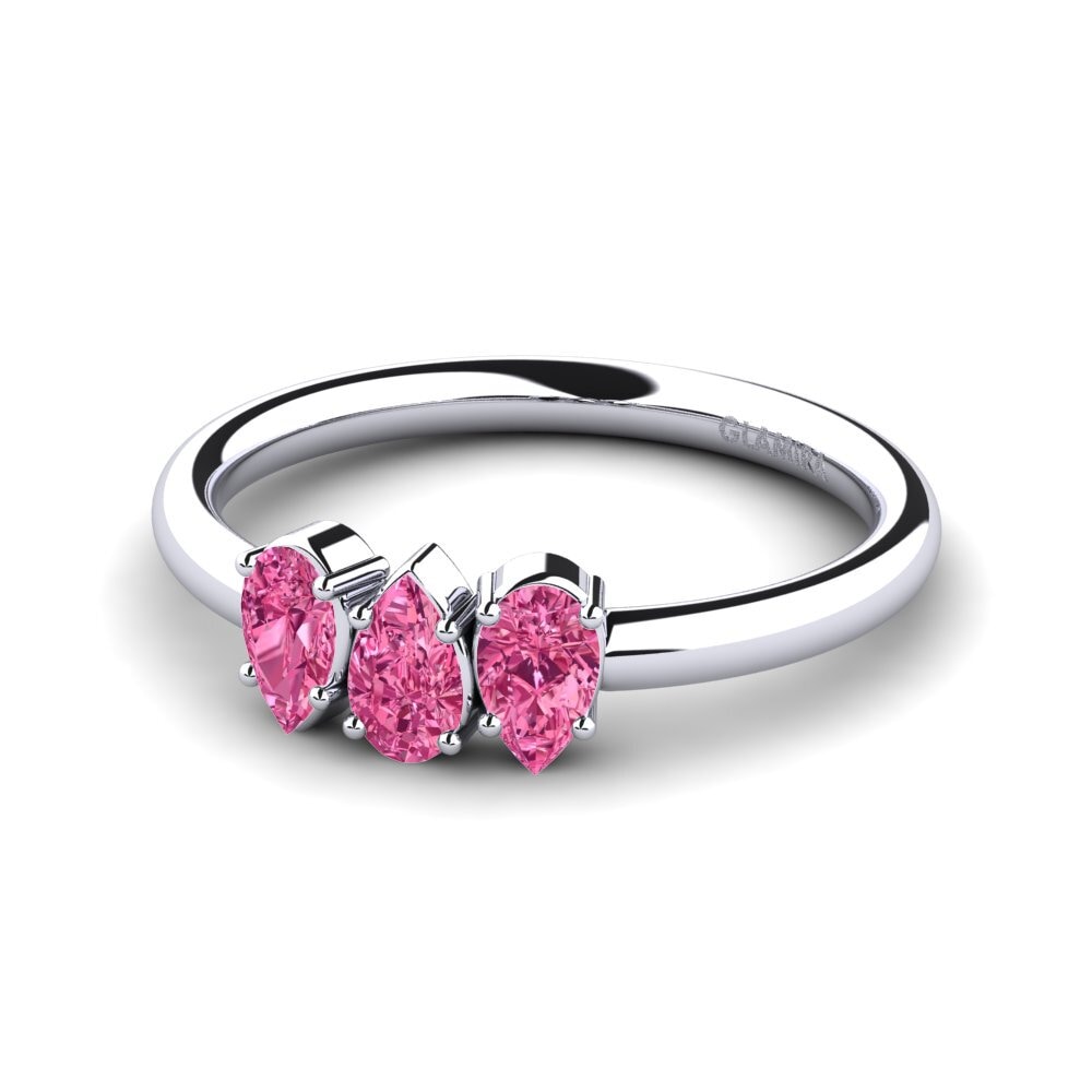 Pink Tourmaline Engagement Ring Varsha